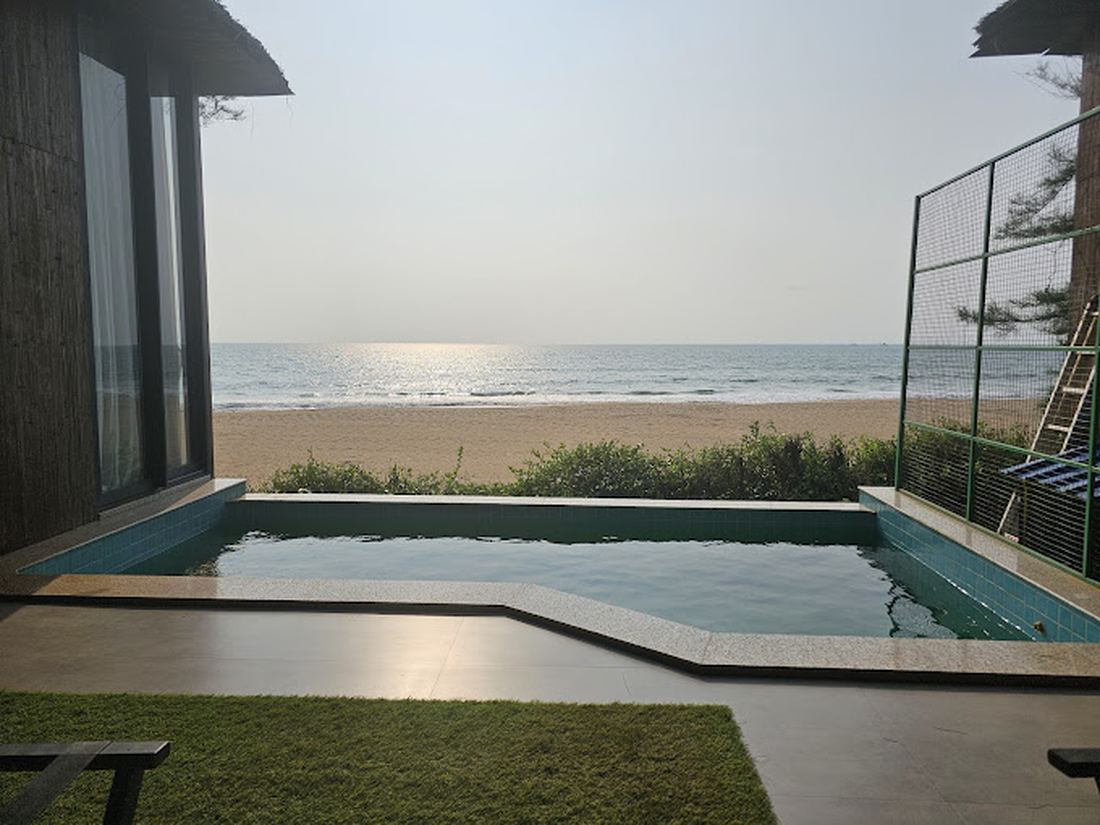 Pool beach daytime
